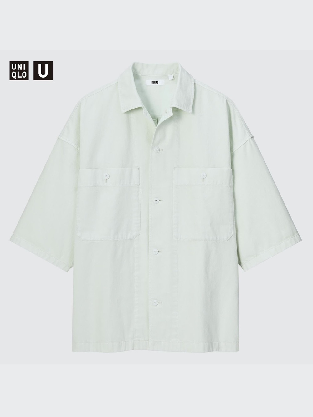 Uniqlo U Oversized Work Short-Sleeve Shirt